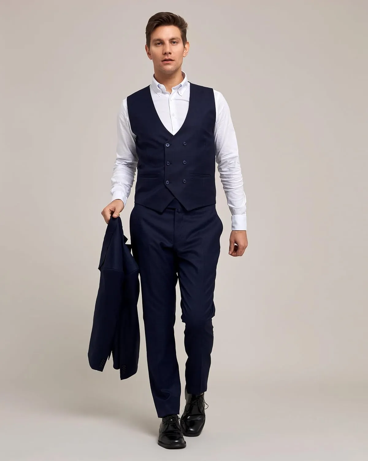 Elegant Men's Slim Fit Suits Separates-Suit Jacket & Slim Dress Pants. 3 Piece Men's Suits, Wedding Suits