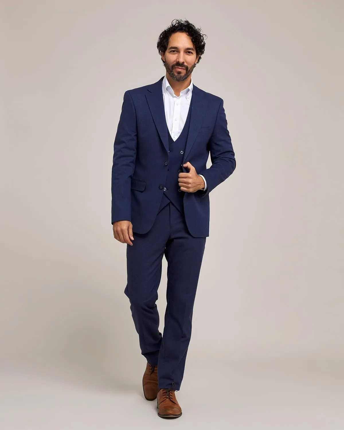 Elegant Men's Slim Fit Suits Separates-Suit Jacket & Slim Dress Pants. 3 Piece Men's Suits, Wedding Suits