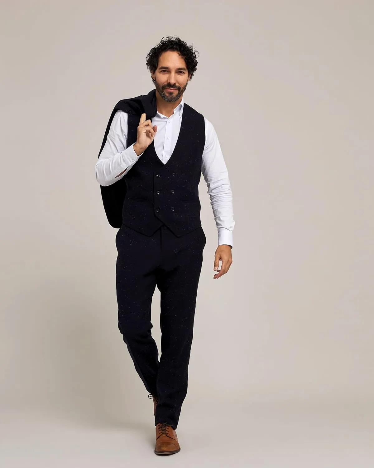 Elegant Men's Slim Fit Suits Separates-Suit Jacket & Slim Dress Pants. 3 Piece Men's Suits, Wedding Suits