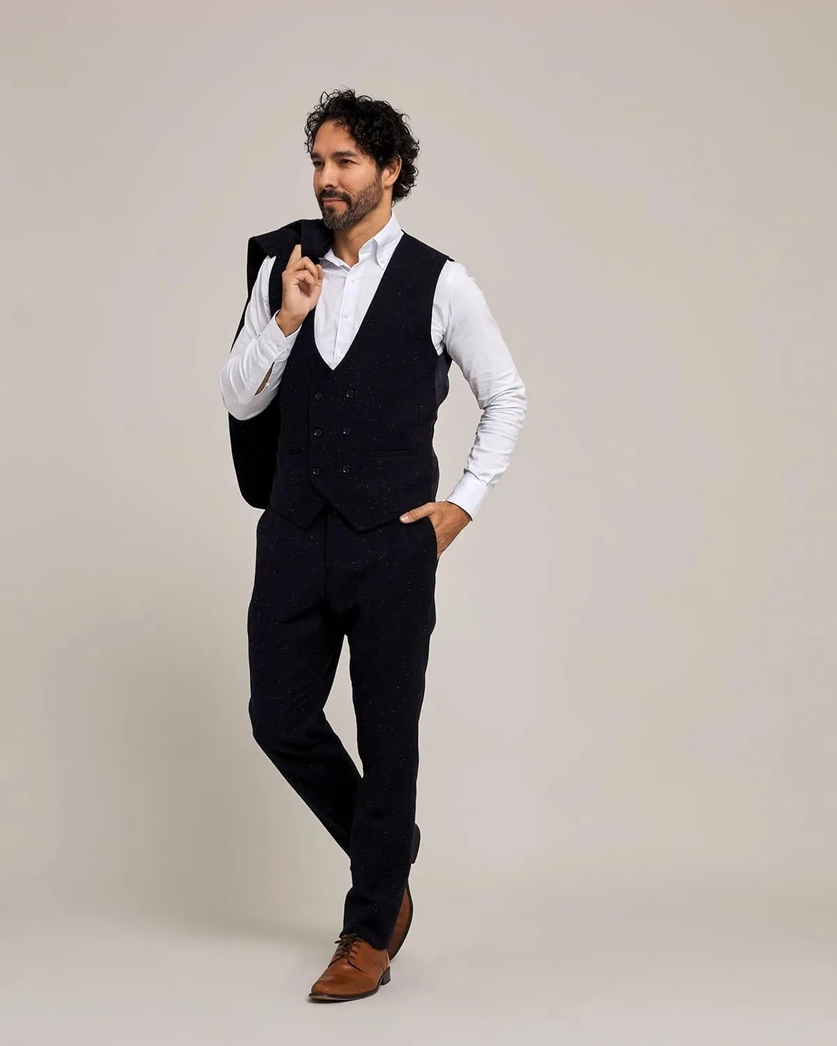 Elegant Men's Slim Fit Suits Separates-Suit Jacket & Slim Dress Pants. 3 Piece Men's Suits, Wedding Suits