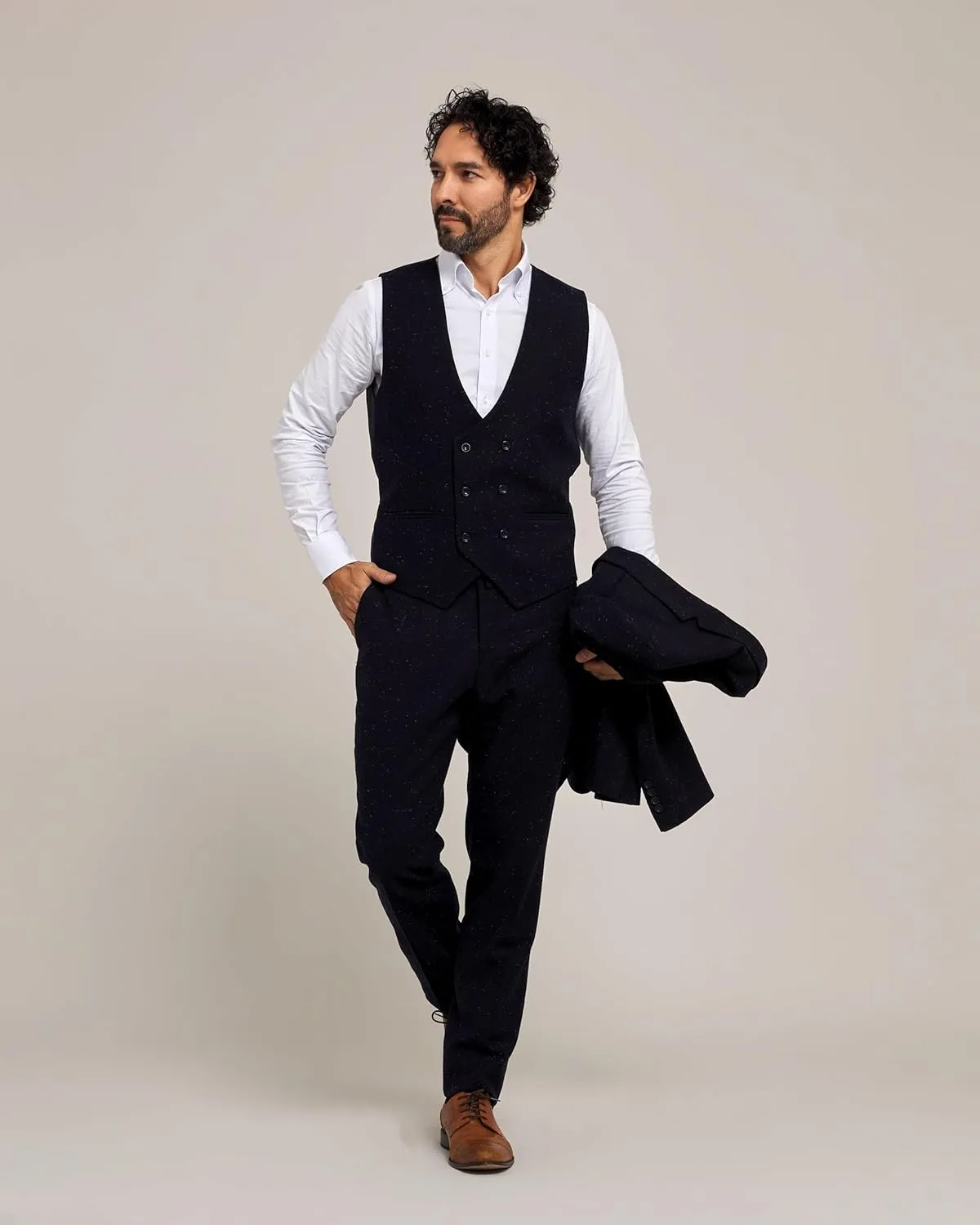 Elegant Men's Slim Fit Suits Separates-Suit Jacket & Slim Dress Pants. 3 Piece Men's Suits, Wedding Suits