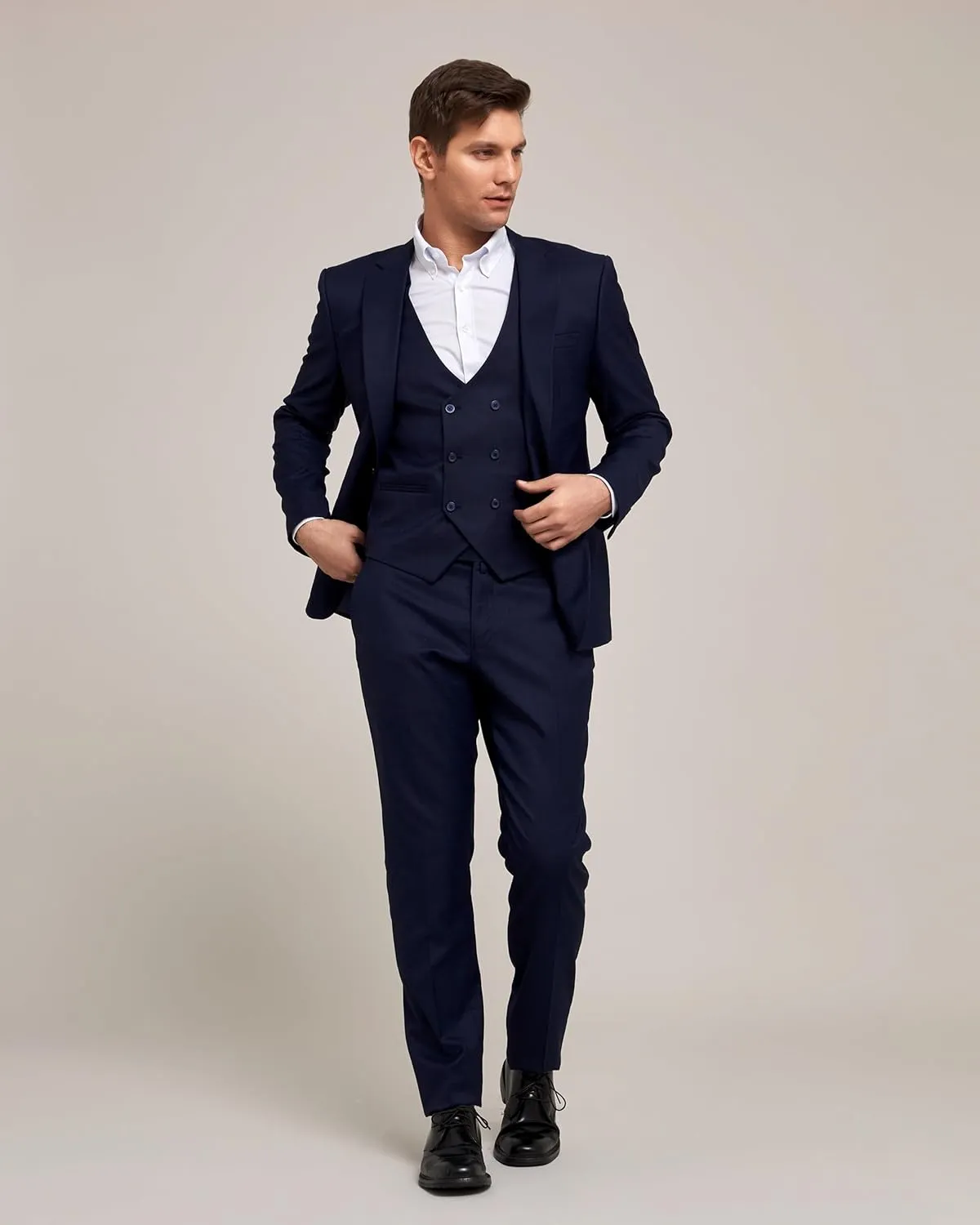 Elegant Men's Slim Fit Suits Separates-Suit Jacket & Slim Dress Pants. 3 Piece Men's Suits, Wedding Suits