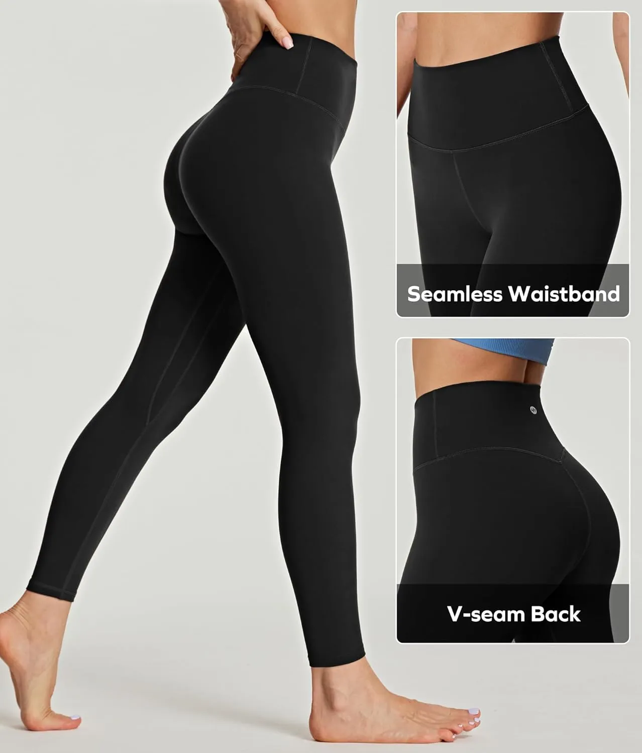 Ewedoos Compression Leggings for Women Tummy Control Workout Leggings Buttery Soft Leggings High Waisted Yoga Pants