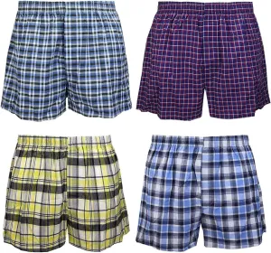 Falari 4-Pack Kids Boy Boxer Underwear Cotton Assorted Color