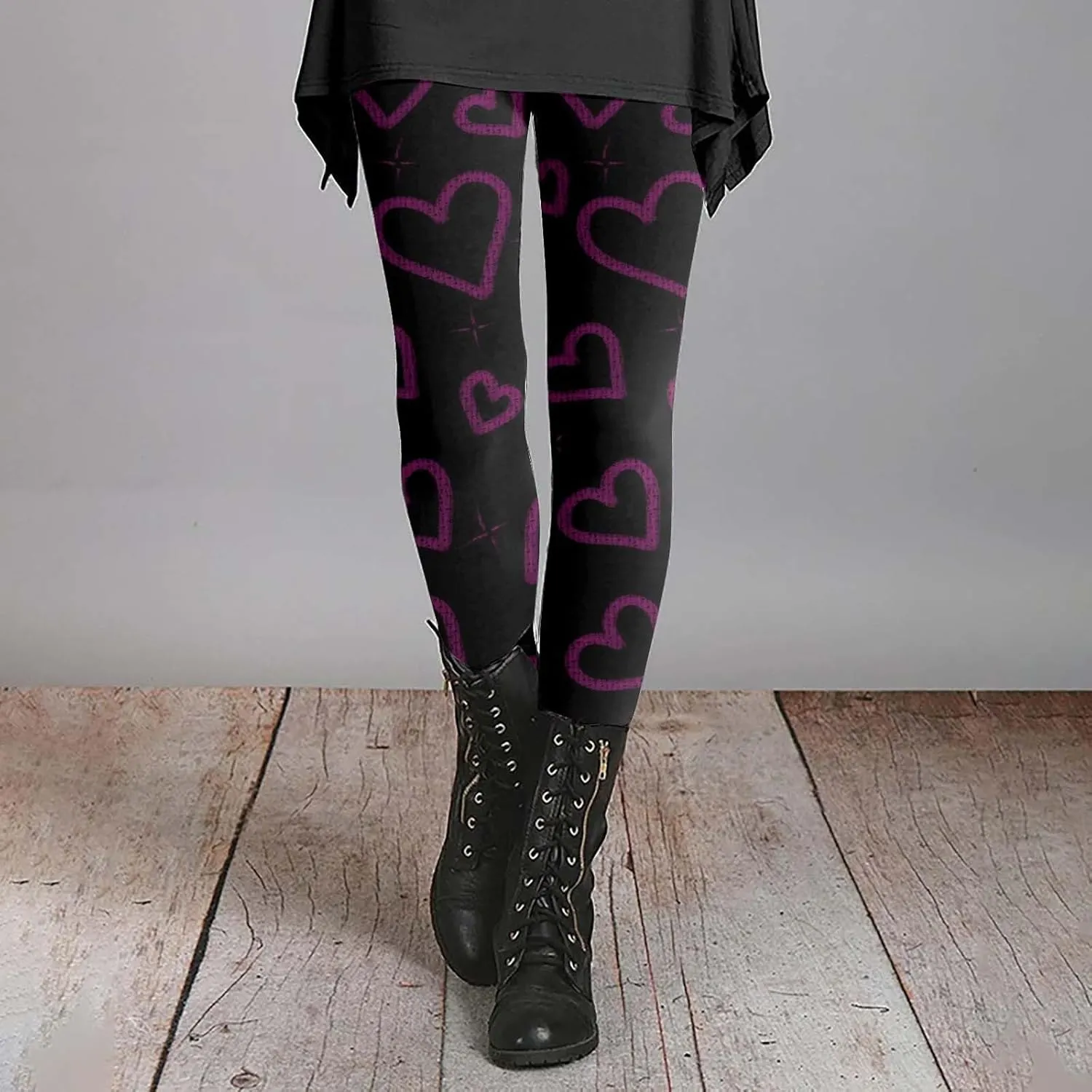 Fall Leggings for Women 2025 Cotton Plus Size Buttery Soft Leggings Valentines Day Tie Dye Leggings