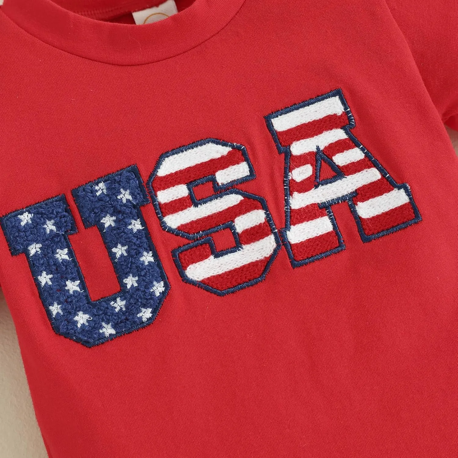FOMOYUU Baby Boy Summer Flag Shorts Set Clothes for forth of July Outfits Infant Toddler Casual Boy Short Outfits