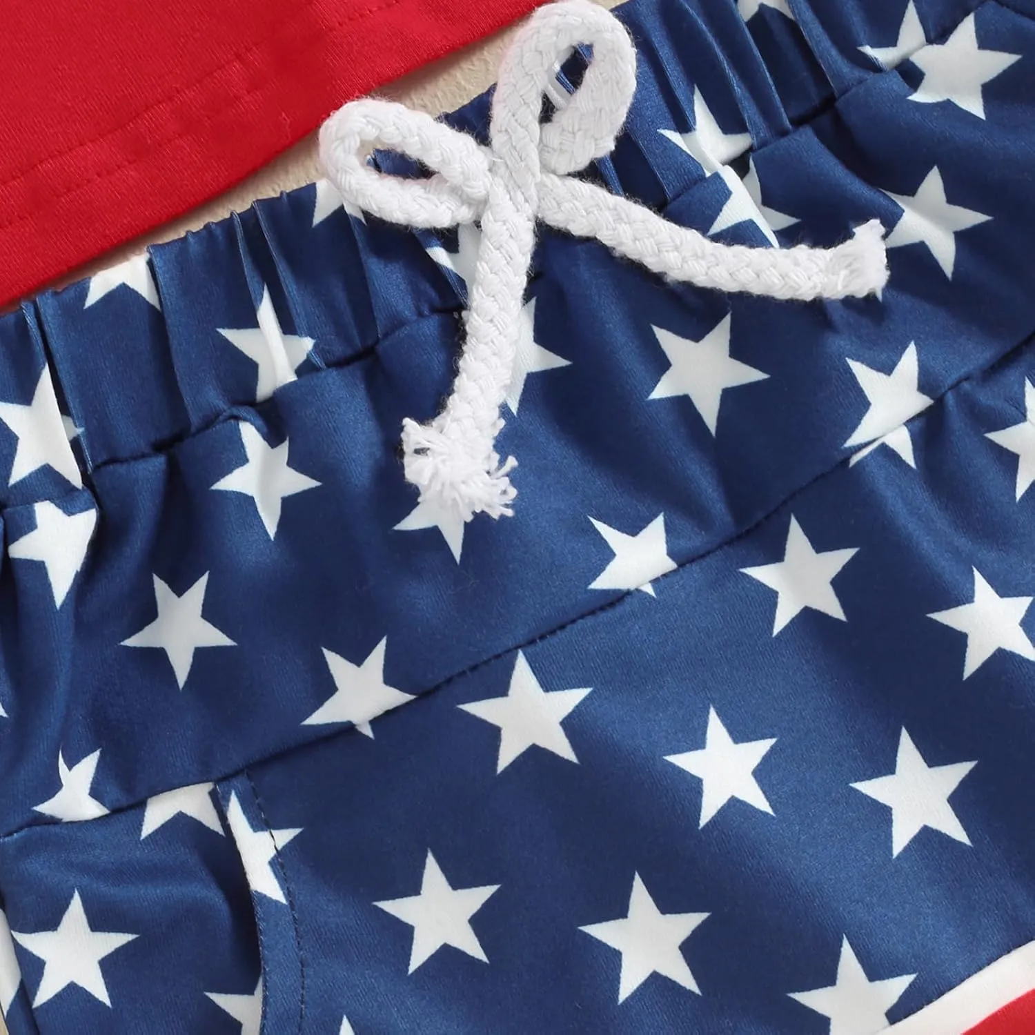 FOMOYUU Baby Boy Summer Flag Shorts Set Clothes for forth of July Outfits Infant Toddler Casual Boy Short Outfits