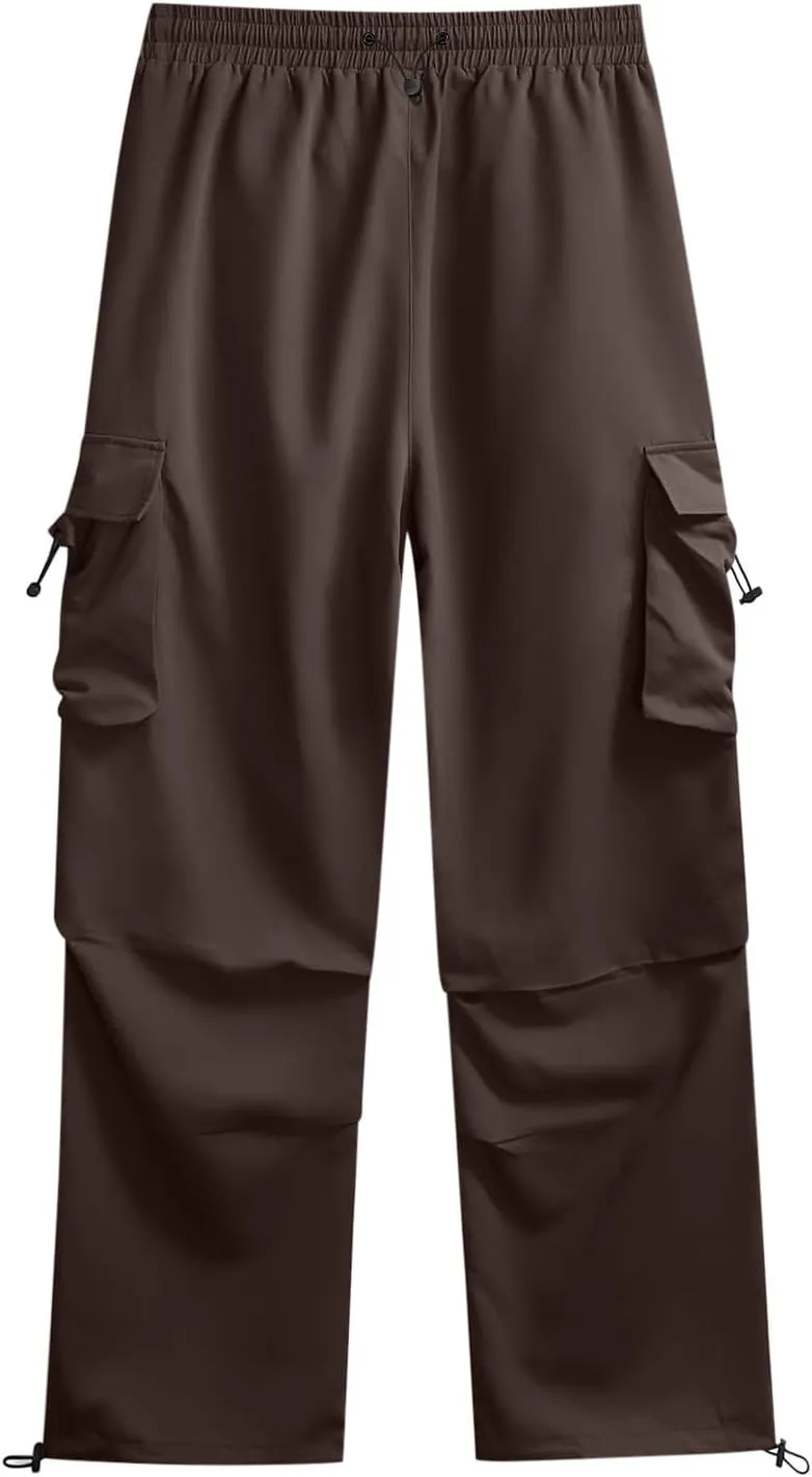 generic Men Pants Casual Summer Wide Leg Trousers Mens Cotton Linen Comfy Baggy Pants Fashoin Solid Elastic Wasit Loungewear