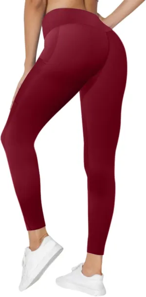Gym Leggings Butt Lift Seamless High Waist Stretchy Tummy Control Yoga Leggings for Women Outdoor Sports Activewear