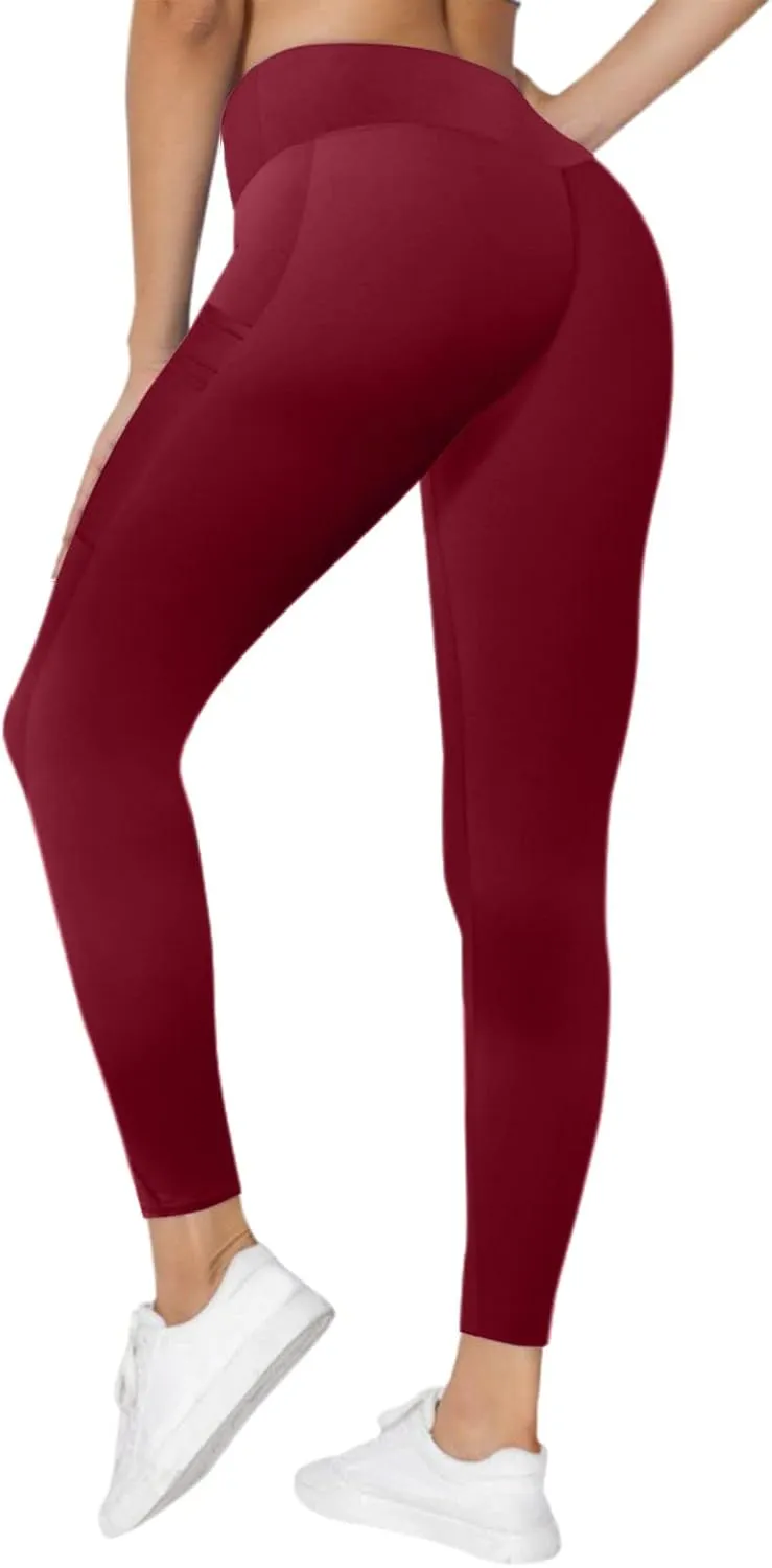 Gym Leggings Butt Lift Seamless High Waist Stretchy Tummy Control Yoga Leggings for Women Outdoor Sports Activewear