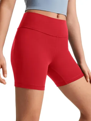 Haloumoning Girls Athletic Shorts Kids Workout High Waisted Volleyball Shorts Yoga Dance Gymnastics Shorts