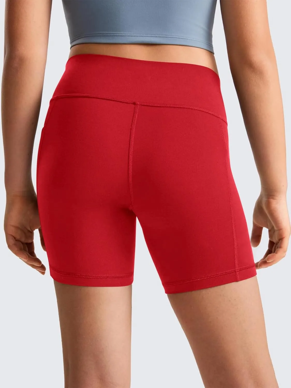 Haloumoning Girls Athletic Shorts Kids Workout High Waisted Volleyball Shorts Yoga Dance Gymnastics Shorts