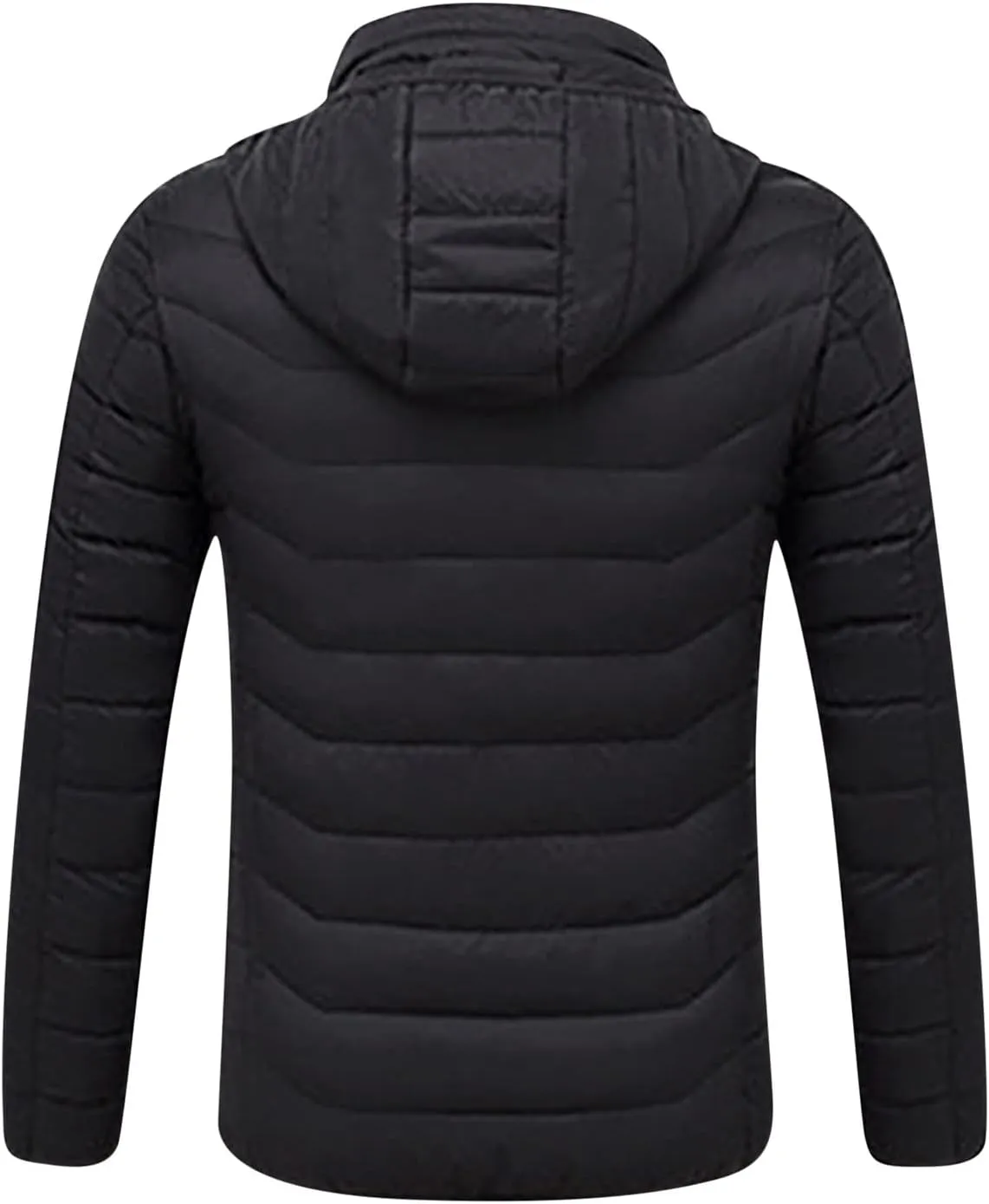 Heated Jacket for Men Multi Heated Zones Women 2024 Winter Outdoor Soft Shell Electric Heating Hooded Windproof Coat