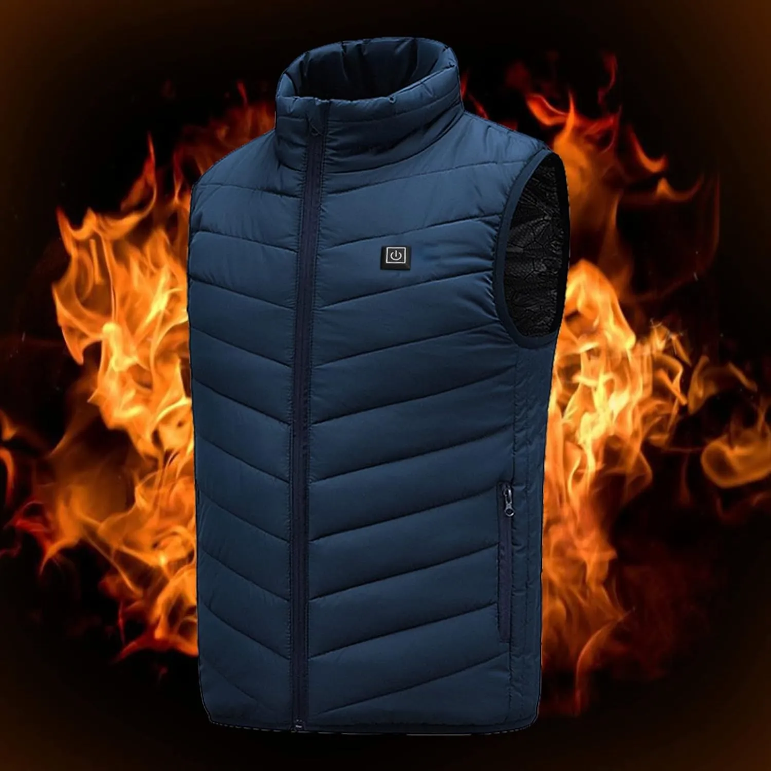 Heated Vest For Men and Women Lightweight Unisex Heating Vest Winter Warm Outdoor USB Charging Electric Heating Vest