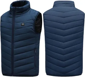 Heated Vest For Men and Women Lightweight Unisex Heating Vest Winter Warm Outdoor USB Charging Electric Heating Vest
