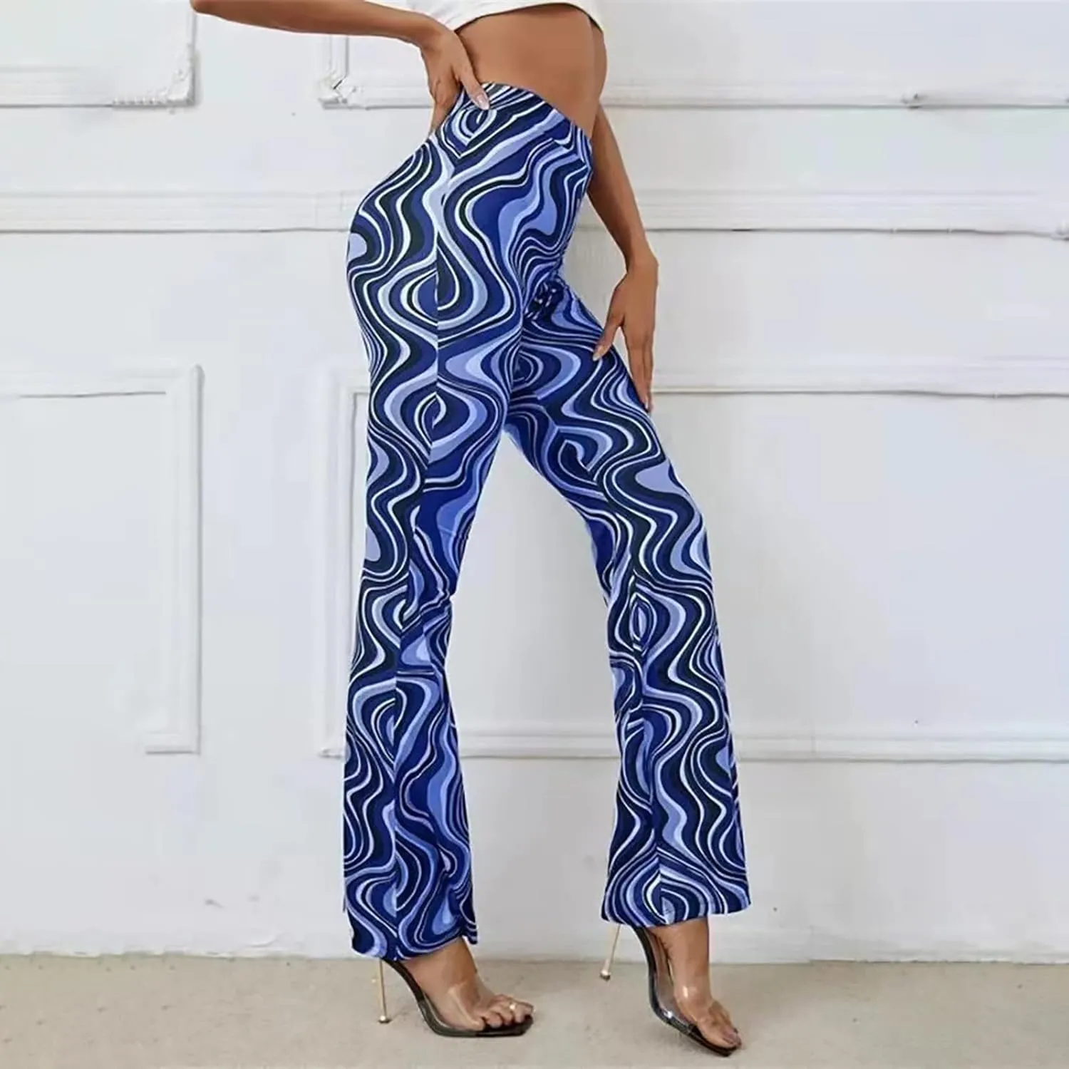 High Waist Yoga Pants with Pockets Pants Fitness Yoga Pants Tummy Control Work Pants Yoga Legging Woman