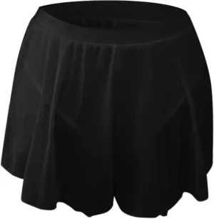 High Waisted Shorts Mini Pleated Skirts Womens Sexy Ruffled Flowy Pole Dance Skirt Culottes Hot Pants Lingerie Skirts