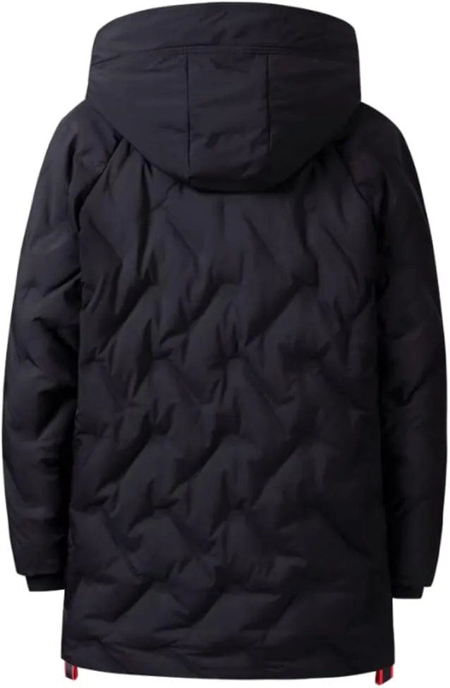 HZCX FASHION Mens Winter Coat Quilted Down Puffer Jackets With Removable Hood