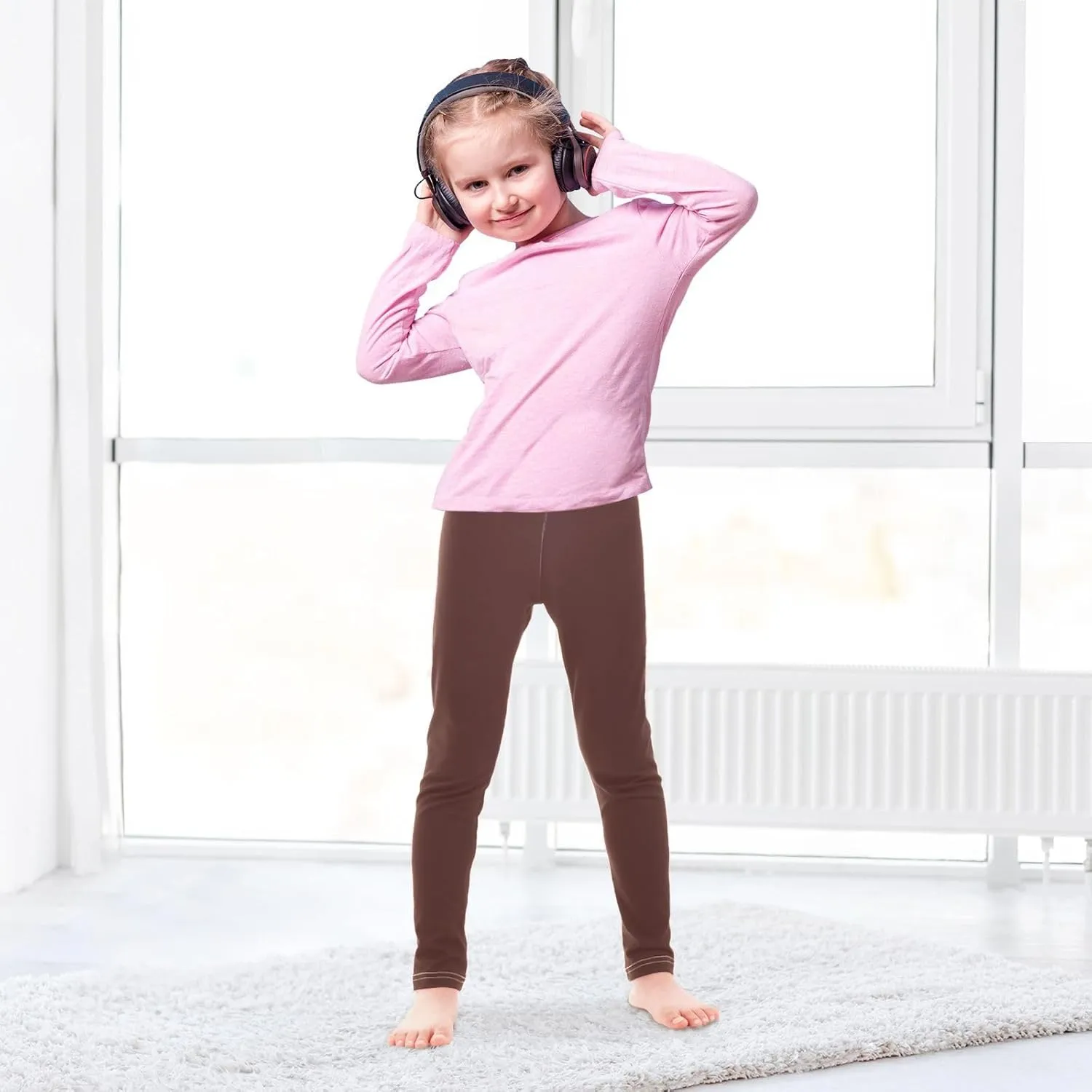 J JOYSAY Purple Lavender Girls Leggings Toddler Girl Leggings