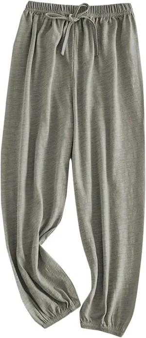 Kids Girls Boys Baggy Pants Toddler Soft Solid Elastic Waisted Long Pants Casual Joggers Sports Dance Pants Home Bottoms