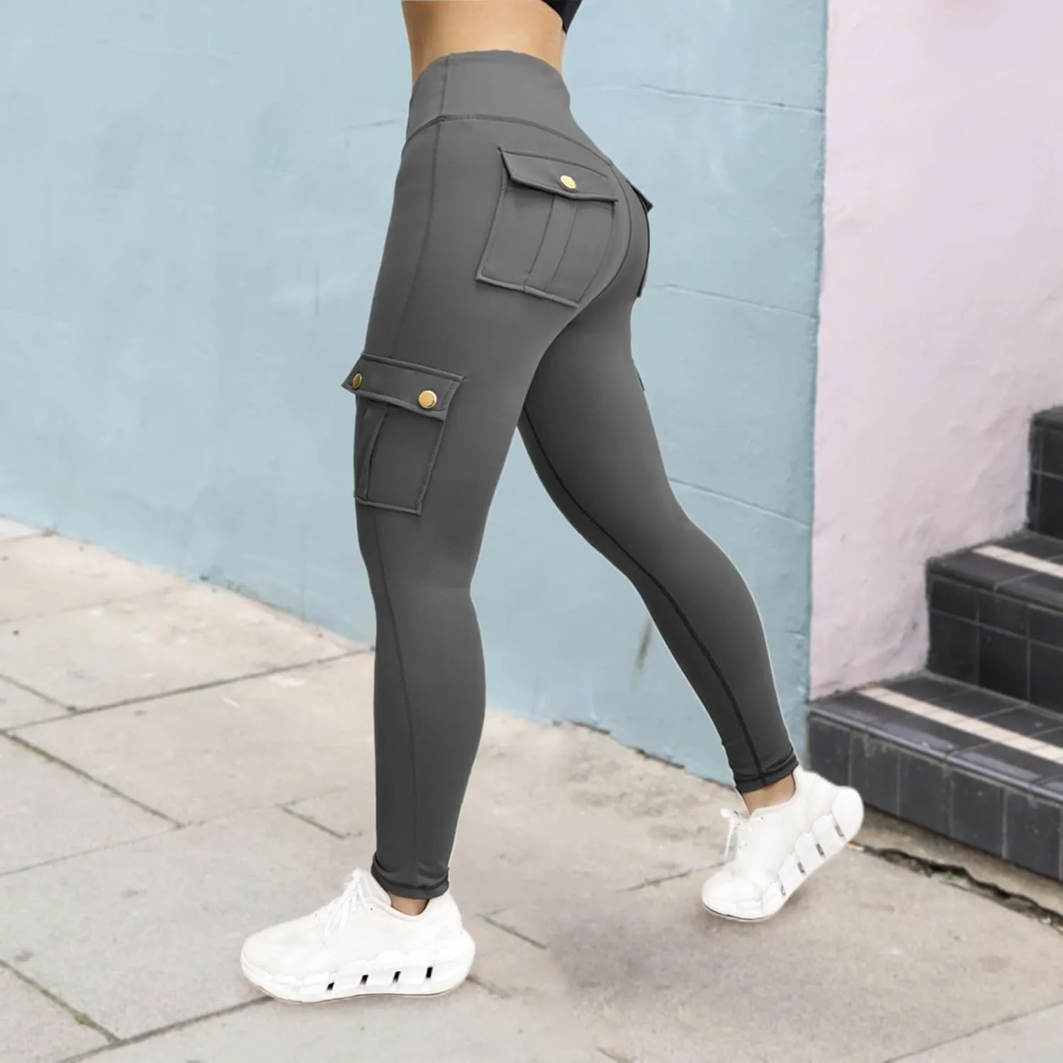 LCMTWX Cotton Leggings Print Athletic Leggings Fitness Women's Yoga Sports Pants Pants Leggings for Women Tummy Control