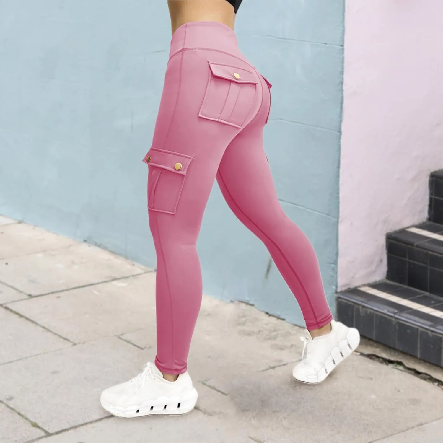 LCMTWX Cotton Leggings Print Athletic Leggings Fitness Women's Yoga Sports Pants Pants Leggings for Women Tummy Control