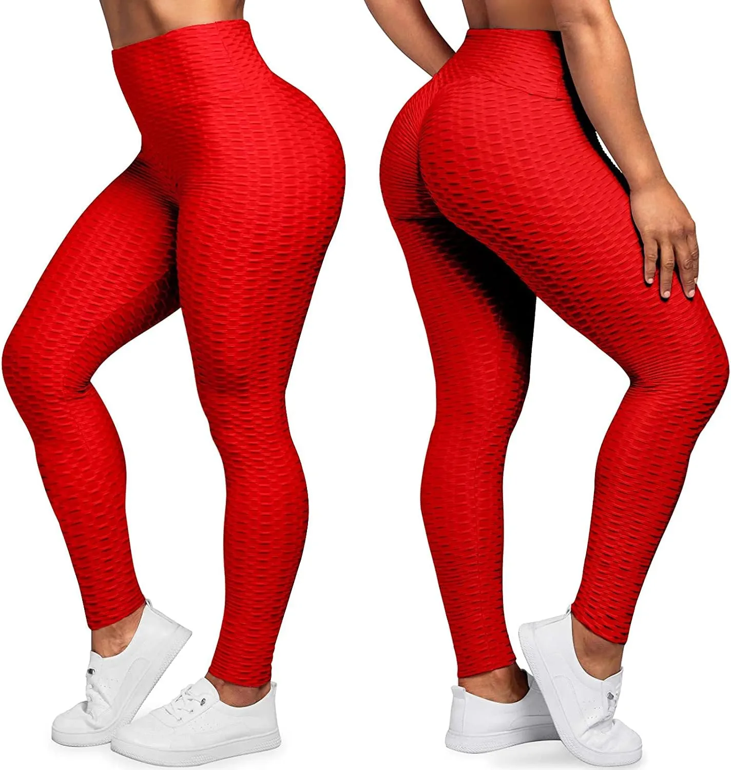 Leggings for Women Butt Lifting Leggings High Waisted Booty Yoga Pants Tummy Control Workout Leggings Tights