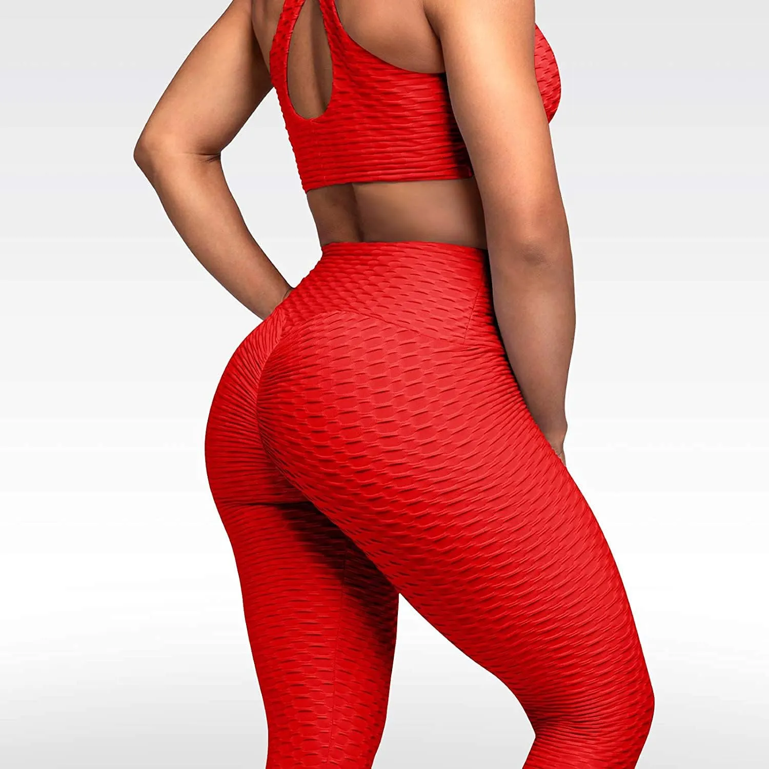 Leggings for Women Butt Lifting Leggings High Waisted Booty Yoga Pants Tummy Control Workout Leggings Tights