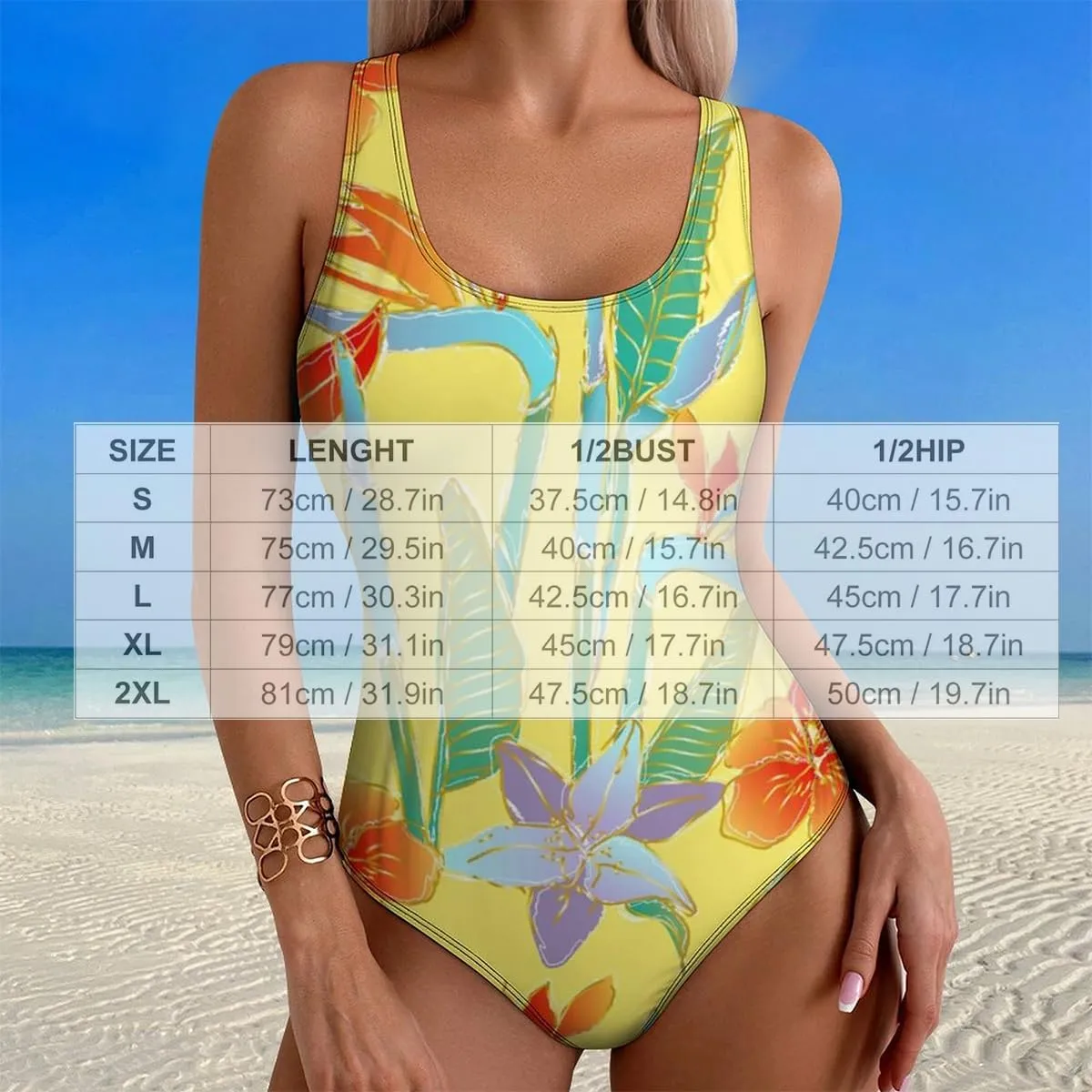 Lemons Limes Women One Piece Bathing Suits Halter Scoop Neck Aesthetic Tummy Control Bathing Suits