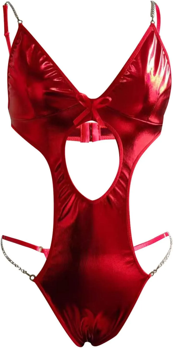 Lingerie for Women Naughty Mesh Underwire 3Pc Bodysuit Teddy Lingerie Bodysuit Lace Smock Body