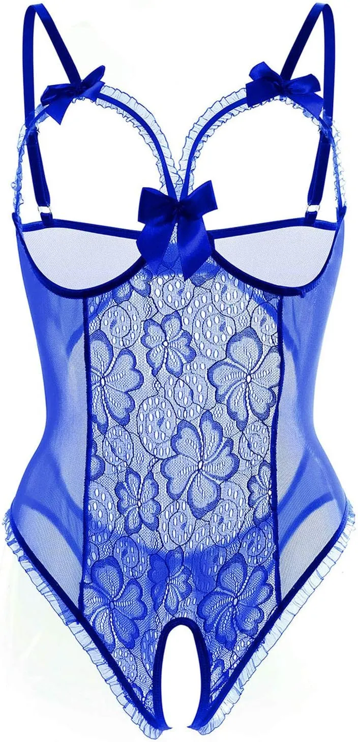 Lingerie for Women One-Piece Teddy Lingerie Sexy Bodysuit Lace Nightie