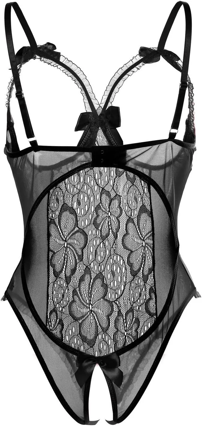 Lingerie for Women One-Piece Teddy Lingerie Sexy Bodysuit Lace Nightie