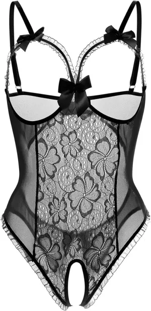 Lingerie for Women One-Piece Teddy Lingerie Sexy Bodysuit Lace Nightie