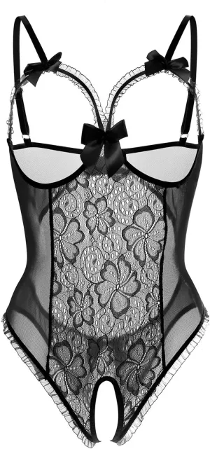 Lingerie for Women Sexy One-Piece Teddy Lingerie Bodysuit Lace Nightie