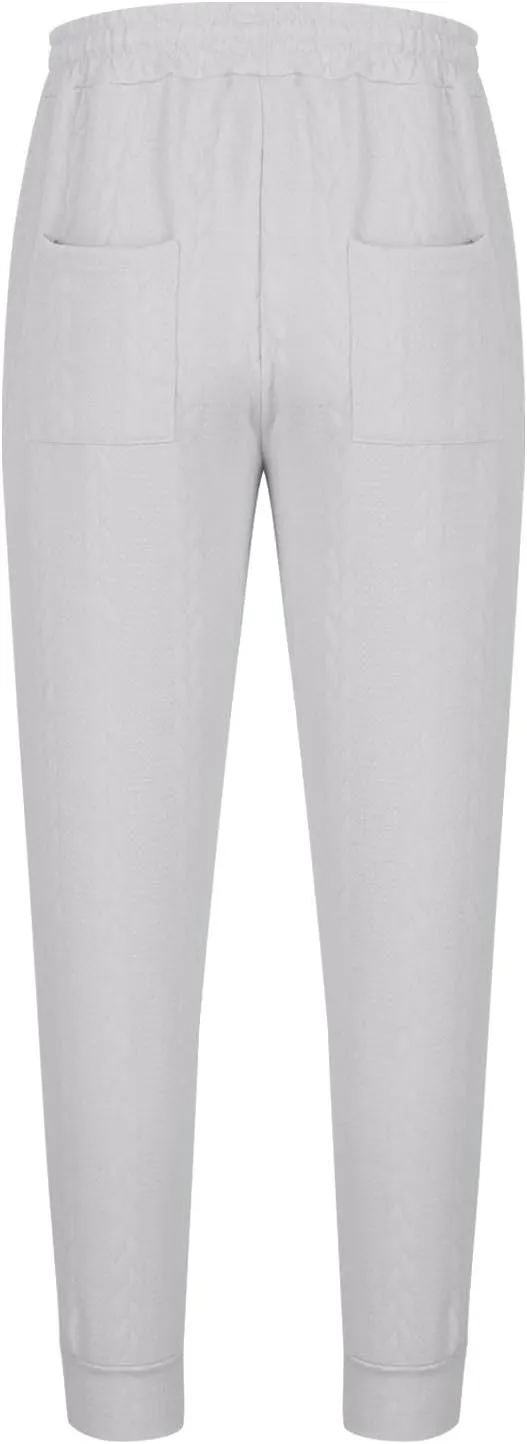 Loose Elastic Waist Sweatpants Men Casual Fashion Pants Athletic Comfy Pants Fall Solid Color Pants Travel Pants