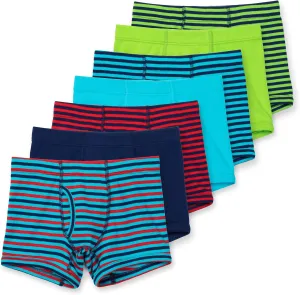 Lucky & Me | Nolan Boy Boxer Brief Underwear | 100% Organic Cotton | 7-Pack