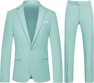 Men Suits for Wedding Men High End Elegant 2 Piece Suits for Men Blazer Pants