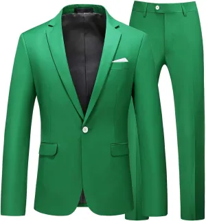 Men Suits for Wedding Men High End Elegant 2 Piece Suits for Men Blazer Pants