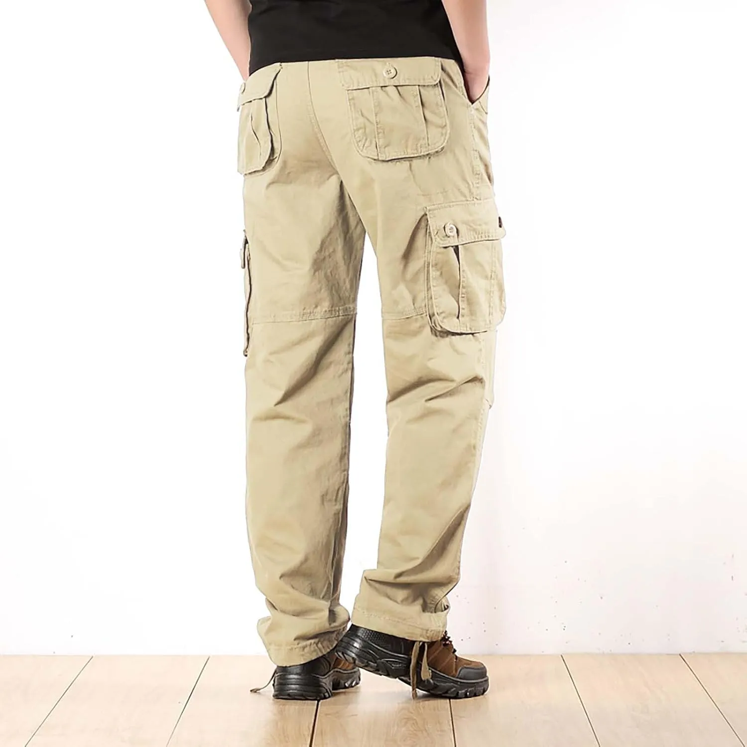 Mens 2024 Tactical Pants Casual Cargo Pants Hiking Pants Workout Joggers Work Sweatpants Lightweight Pants Outdoor