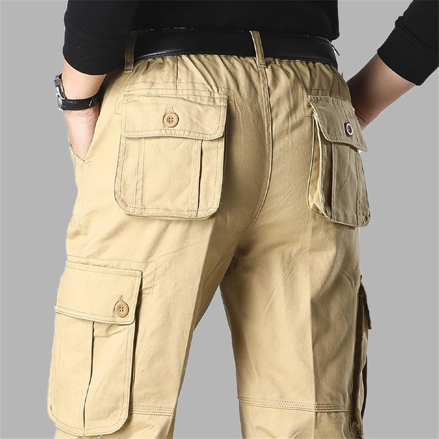 Mens 2024 Tactical Pants Casual Cargo Pants Hiking Pants Workout Joggers Work Sweatpants Lightweight Pants Outdoor