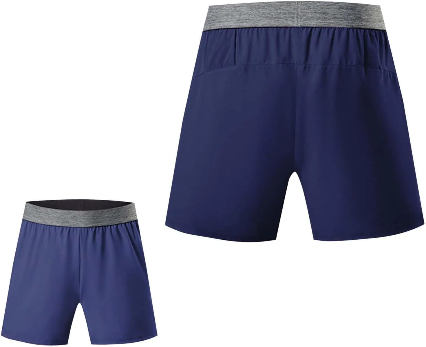 Men's Athletic Running Shorts Lightweight Quick Dry Gym Workout Shorts Outdoor Sports Shorts with Pockets