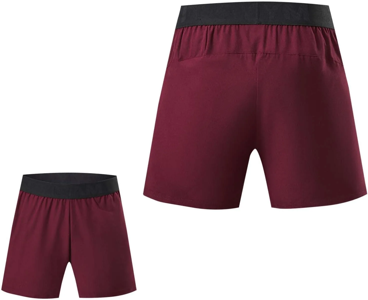 Men's Athletic Running Shorts Lightweight Quick Dry Gym Workout Shorts Outdoor Sports Shorts with Pockets