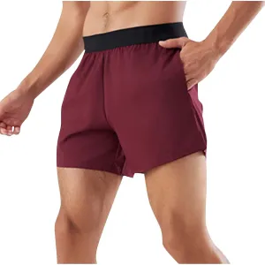 Men's Athletic Running Shorts Lightweight Quick Dry Gym Workout Shorts Outdoor Sports Shorts with Pockets