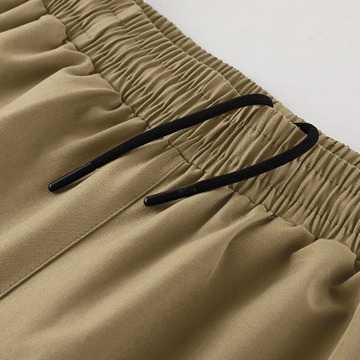 Mens Athletic Running Shorts Quick Dry Elastic Gym Activewear Lightweight Breathable Basketball Workout Trunks