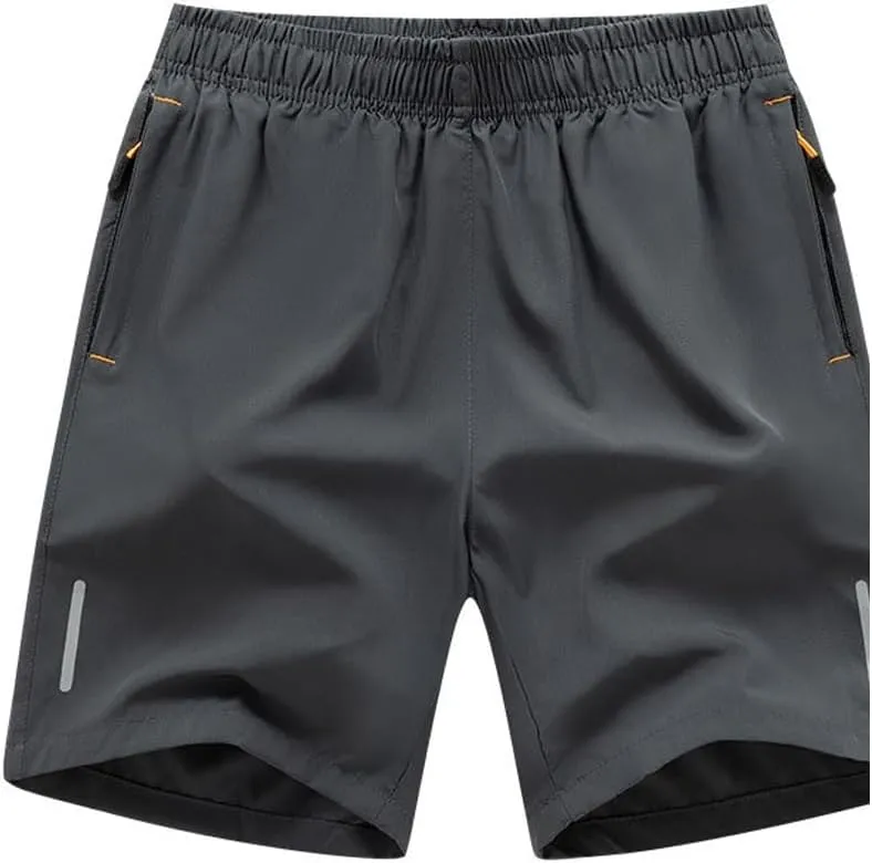 Men's Athletic Shorts with Pockets and Elastic Waistband Quick Dry Workout Shorts Men's Running Shorts