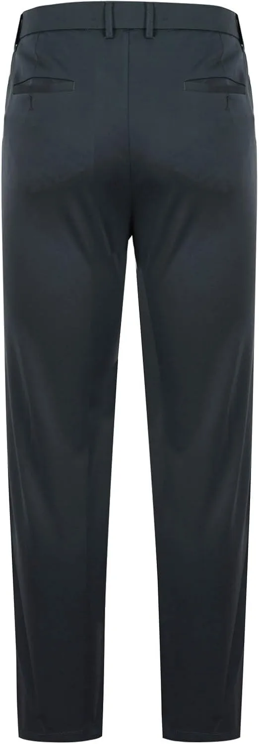 Mens Big and Tall Pants Casual Trousers Stretch Dress Slacks Elastic Waist Office Bottoms