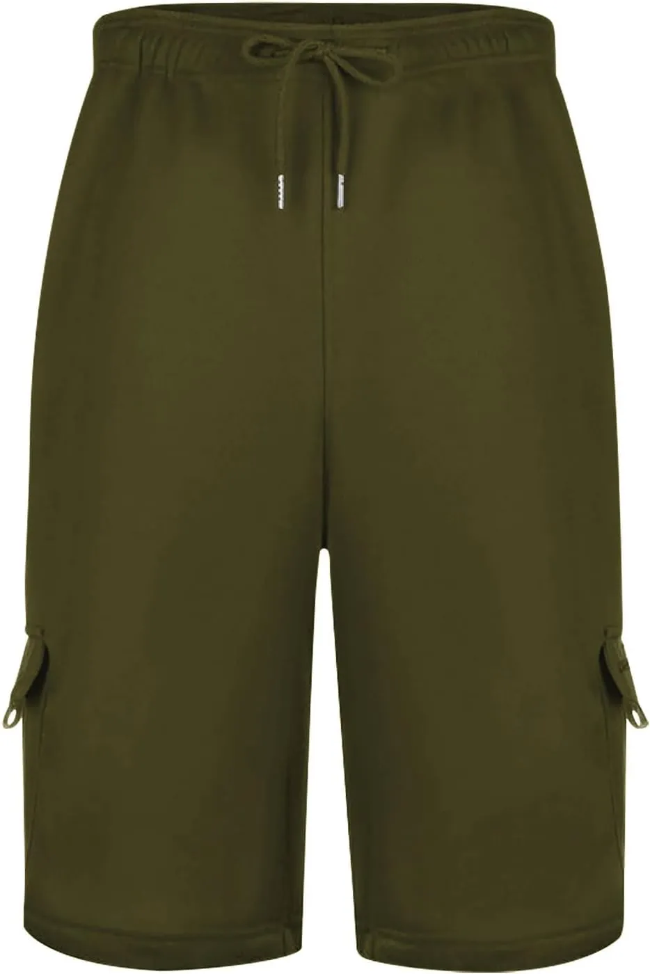 Men's Cargo Shorts Athletic Workout Gym Shorts Quick Dry Lightweight Drawstring Running Activewear with Pockets