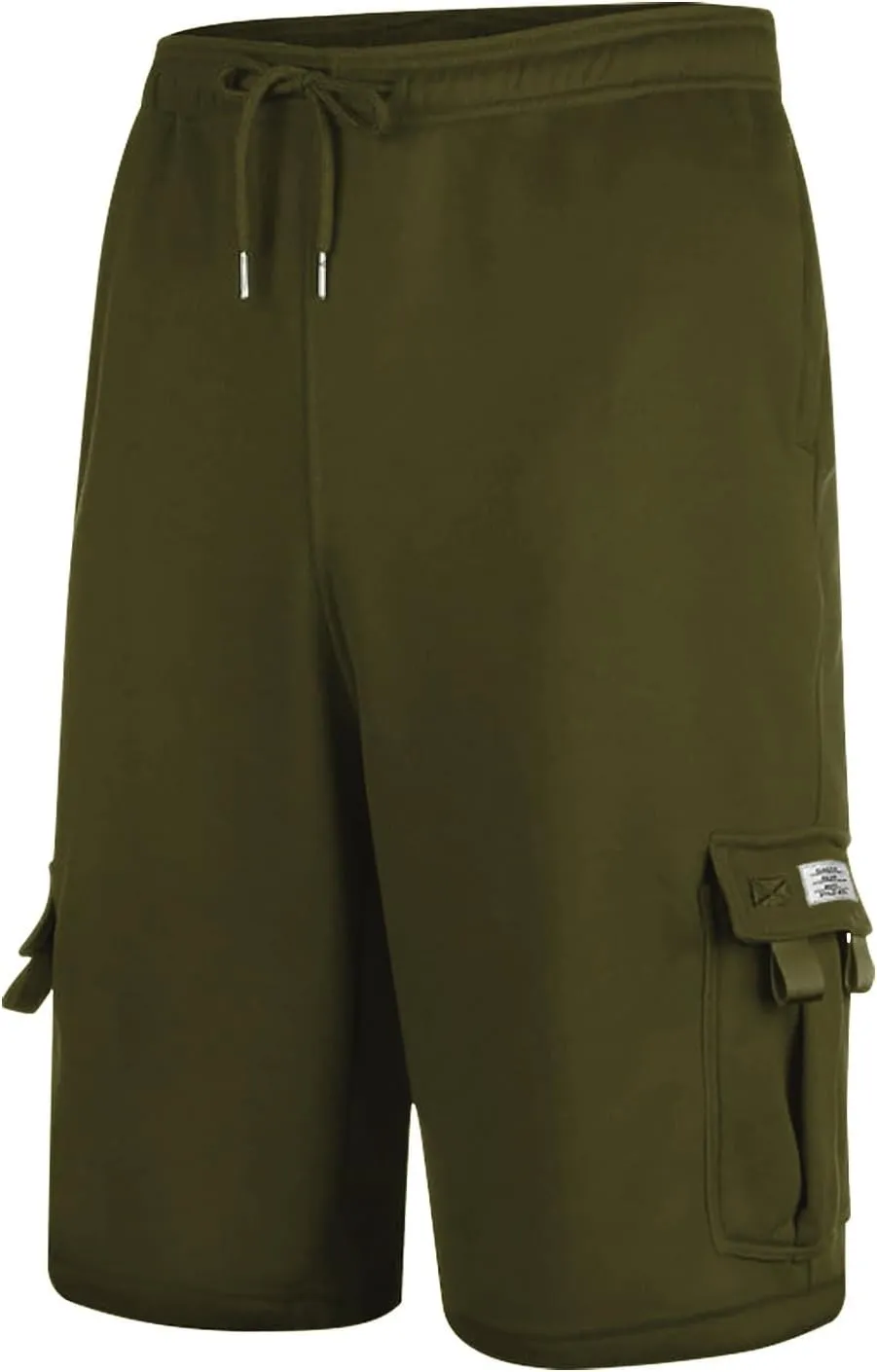 Men's Cargo Shorts Athletic Workout Gym Shorts Quick Dry Lightweight Drawstring Running Activewear with Pockets