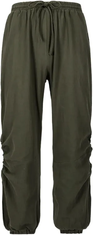 Men's Casual Pants Linen Pants Drawstring Beach Trousers Relaxed-Fit Yoga Pants Summer Elastic Waist Pants
