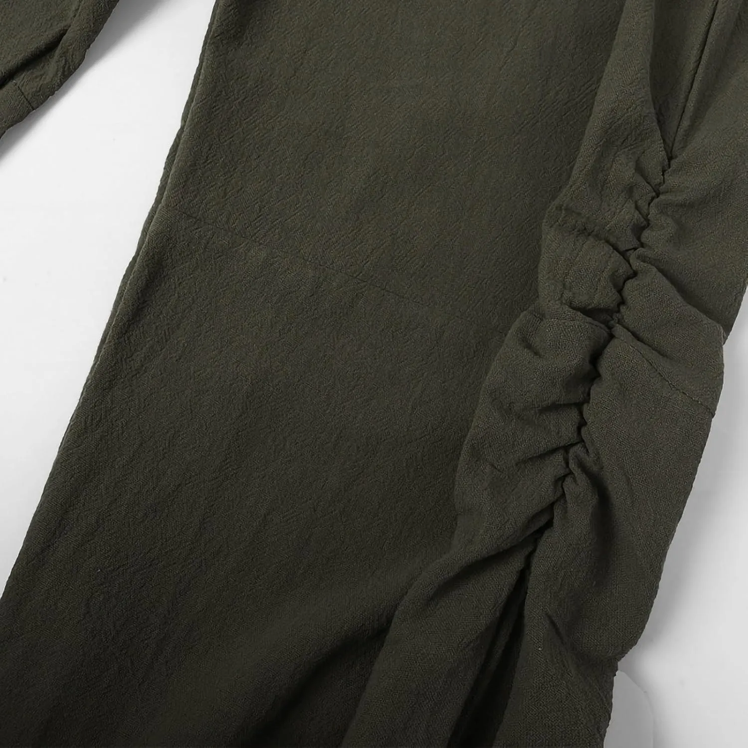 Men's Casual Pants Linen Pants Drawstring Beach Trousers Relaxed-Fit Yoga Pants Summer Elastic Waist Pants